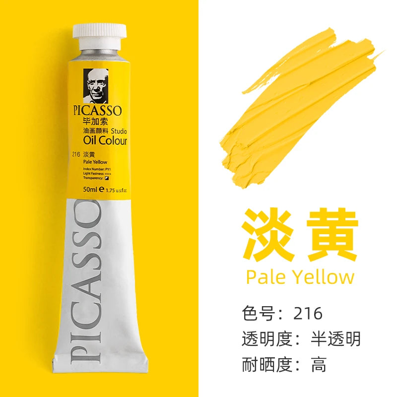 170ml Phoenix Large Tube Oil Paint – Non-Toxic, High Tint Strength, Mixable Artist Paint for Canvas & DIY Art
