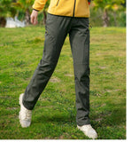 Thick Warm Fleece Hiking Pants for Women – Winter Waterproof & Windproof Outdoor Pants thumbnail 7
