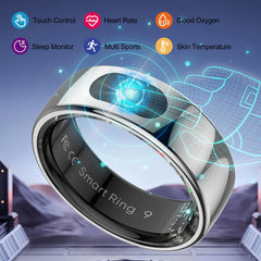 R08 Smart Ring – Touch Control | Health Monitoring | Waterproof Performance