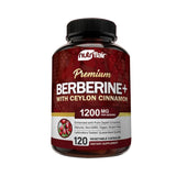 Premium Berberine HCL 1200mg with Ceylon Cinnamon – Blood Sugar Support & Heart Health – 120 Capsules thumbnail 12