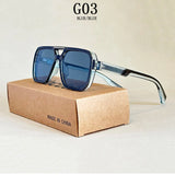 ZUIDID Vintage Square Sunglasses UV400 Travel Fashion Glasses for Men and Women Model 02056 thumbnail 9