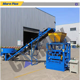 QT4-26 Semi Automatic Hydraulic Concrete Block Making Machine Hollow Cement Brick and Paver Moulding System thumbnail 5