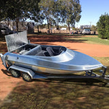 Fully Welded Aluminum Jet Ski Boat Hull Kit – 12ft Sports Yacht for River Racing thumbnail 6