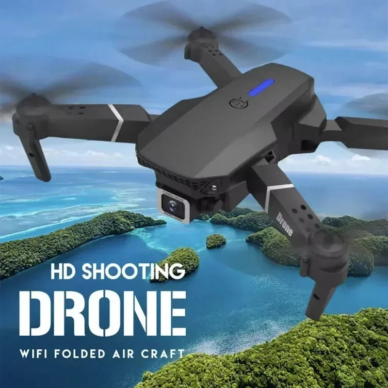 Professional E88 Pro 4K HD Camera Drone WiFi FPV Foldable RC Quadcopter Helicopter for Kids and Adults