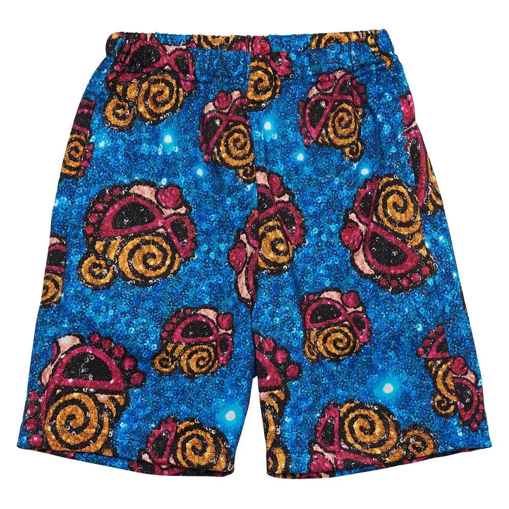 Kids Board Shorts & T-Shirt Set – Colorful Cartoon Cotton Summer Outfit for Girls & Boys