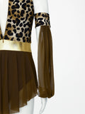 Kids Leopard Savage Caveman Costume – Prehistoric Cave Dress with Gloves for Halloween and Carnival thumbnail 4
