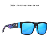 KDEAM Classic Square Polarized Sports Sunglasses UV400 Windproof Outdoor Fishing Driving Shades for Men KD093 thumbnail 39