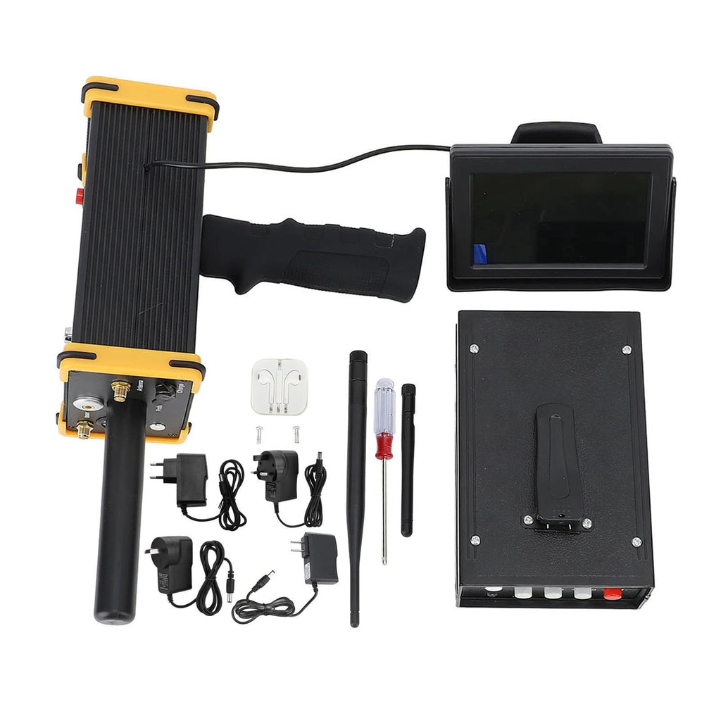 15m Depth | 1000m Range High-Accuracy Metal Detector with LCD Display – For Gold, Silver & Copper – Qiilu