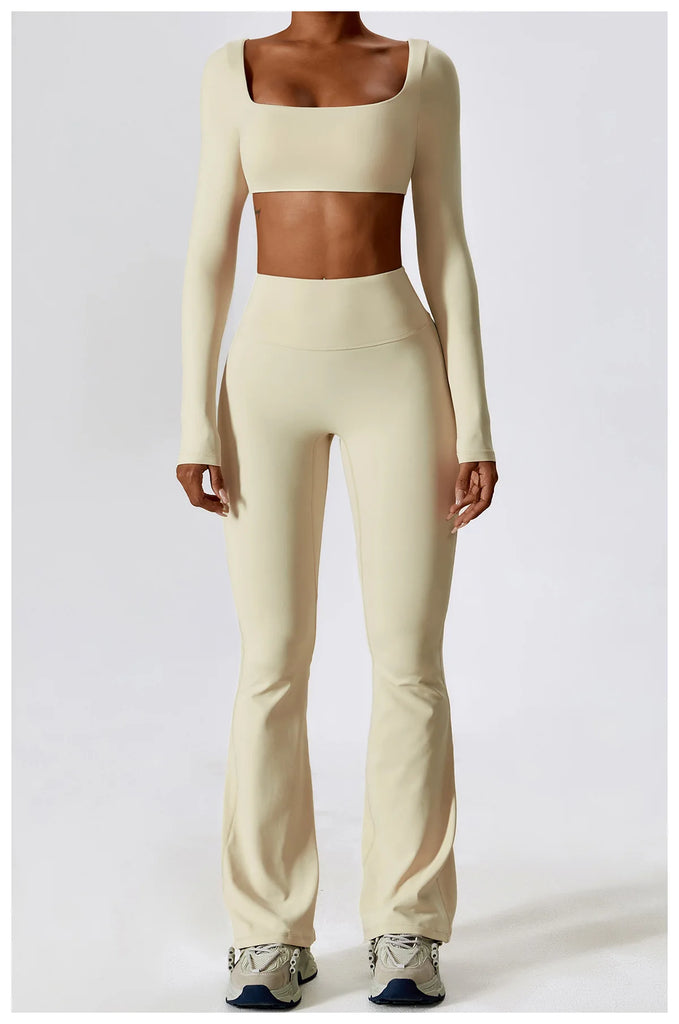 Seamless 2-Piece Women’s Yoga Set – Fitness Leggings & Sports Bra Workout Suit