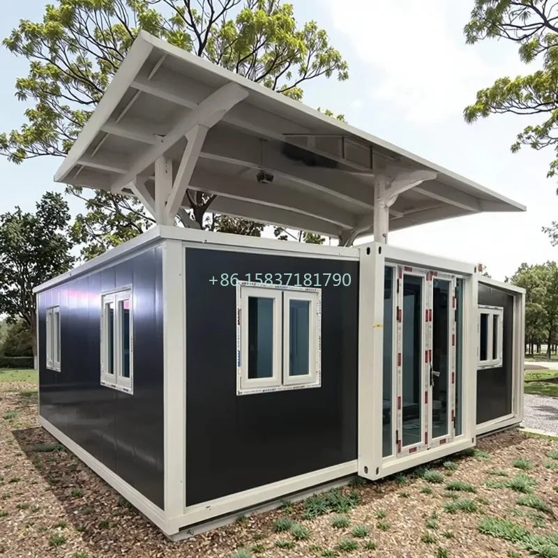 Expandable Folding Container House 20ft & 40ft Prefab Tiny Home Fast Assembly Flat Pack