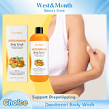 OceAura Persimmon Body Wash 100ml – Deodorizing, Oil Control & Exfoliating Shower Gel thumbnail 1