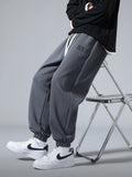 Men’s Big Size Hip Hop Jogger Sweatpants 6XL–8XL Loose Fit Cotton Blend Pants thumbnail 15