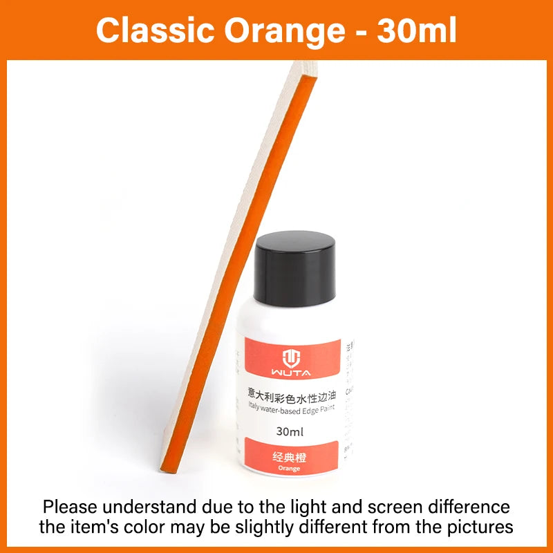 30ml Professional Leather Edge Paint – Italy Imported Water-Based Semi-Gloss Edge Oil, 22 Colors DIY Leather Finish
