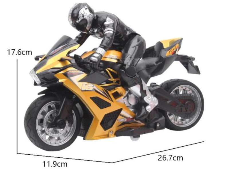 High Speed RC Stunt Motorbike – 360° Rotation Drift Remote Control Motorcycle Toy