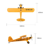 Hot Sale RC Plane RTF 2.4G Brushless Motor 3D/6G Remote Control Airplane Wltoys A160 Upgraded J3-CUB Ready To Fly thumbnail 6