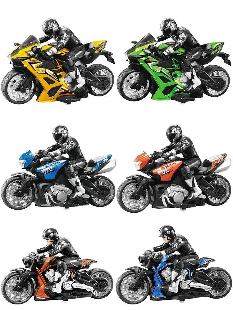 High-Speed Remote Control Stunt Motorbike 360° Rotation Drift RC Motorcycle Toy for Kids