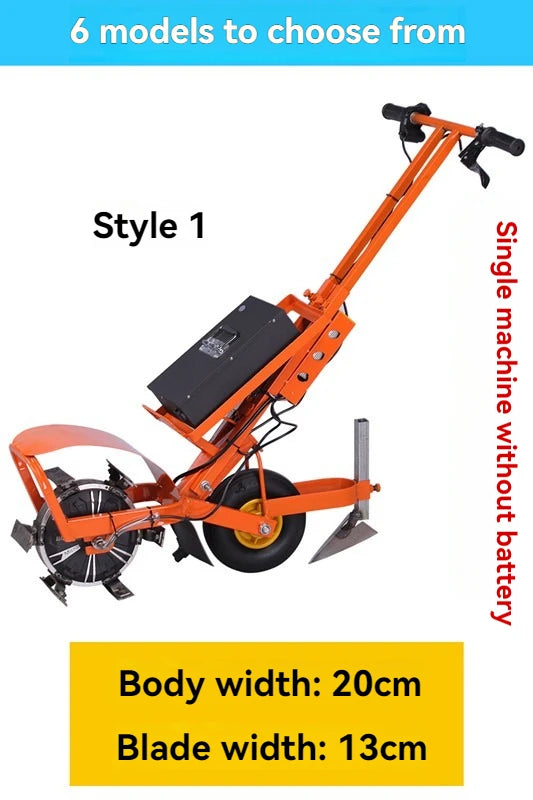 Electric Weeding and Ploughing Machine – Micro-Cultivator for Home and Small Agriculture