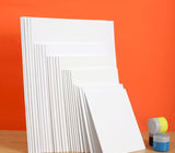 10 Pcs Cotton Canvas Board Set Primed White Painting Panels for Oil, Acrylic, Watercolor & Gouache HB-17 thumbnail 7