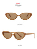 2pcs Retro Cat Eye Sunglasses for Women & Men – Rivet Triangle Fashion Sun Glasses, Multi-Color thumbnail 13