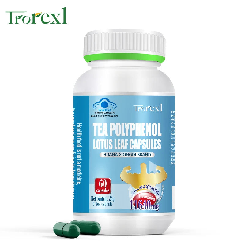 HABUMAMA L-Carnitine Belly Fat Burner Capsules 60pcs – Weight Loss & Bloating Support for Women and Men