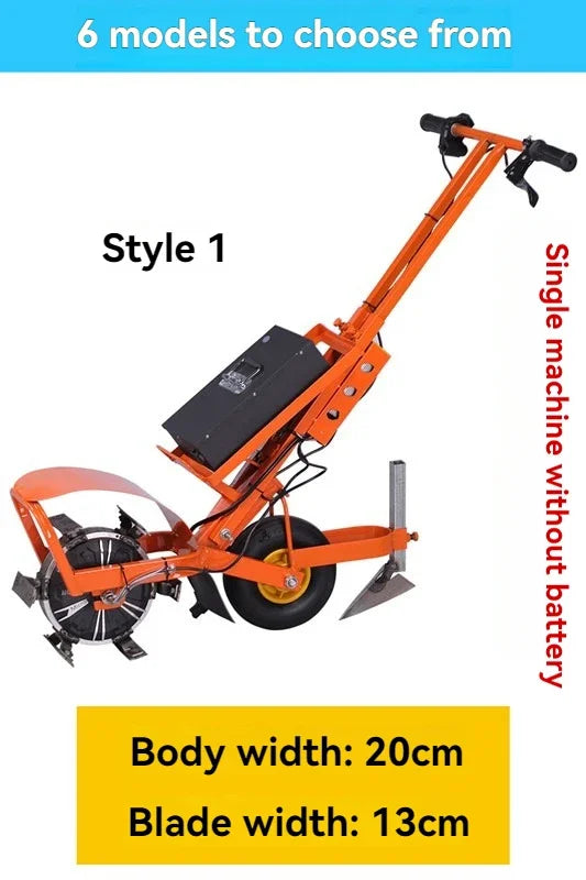 Electric Weeding and Ploughing Machine – Micro-Cultivator for Home and Small Agriculture