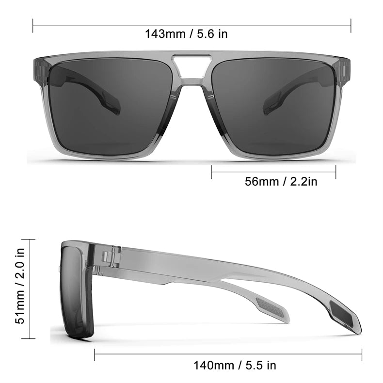 SUUKAA Polarized UV400 Outdoor Sports Sunglasses for Men and Women – Hiking, Cycling, Fishing Glasses