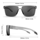 SUUKAA Polarized UV400 Outdoor Sports Sunglasses for Men and Women – Hiking, Cycling, Fishing Glasses thumbnail 7