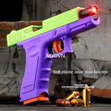 Multi‑Functional Soft Bullet Laser Toy Pistol with Shell Ejection & Double Firing Mode thumbnail 4