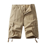 Men’s Cotton Cargo Knee-Length Tactical Shorts – Casual Hiking, Fishing & Sports Wear thumbnail 17
