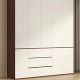 Luxury Nordic Modern Metal Wardrobe with Storage Drawers – Adult Bedroom Closet Furniture thumbnail 6