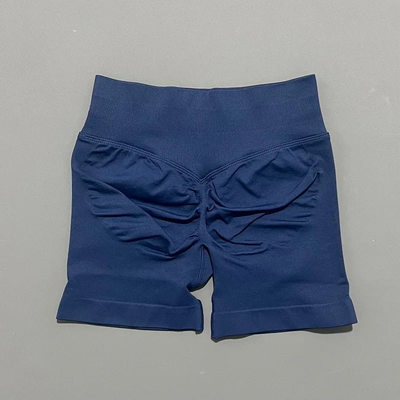 Women High Waist Fitness Shorts – Yoga, Gym, Running Sportswear