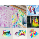 24 Color Cold Water Tie Dye Pigment Kit for Cotton & Linen – DIY Multi-Colour Garment Dye Set thumbnail 4