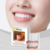 Comfortable Silicone Denture Kit Upper & Lower Set – Soft Fit Smiling False Teeth Liners Easy to Use thumbnail 4