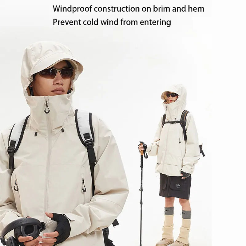 Unisex Waterproof Hiking Jacket – Premium Windproof Outdoor Sports Coat
