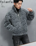 Nature Wool Men’s Real Fur Shearling Coat – Winter Leather Jacket, Loose Fit, Short Style thumbnail 16