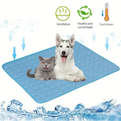 Dog Cooling Mat – Extra Large Summer Pet Bed for Dogs & Cats, Durable Ice Pad Blanket