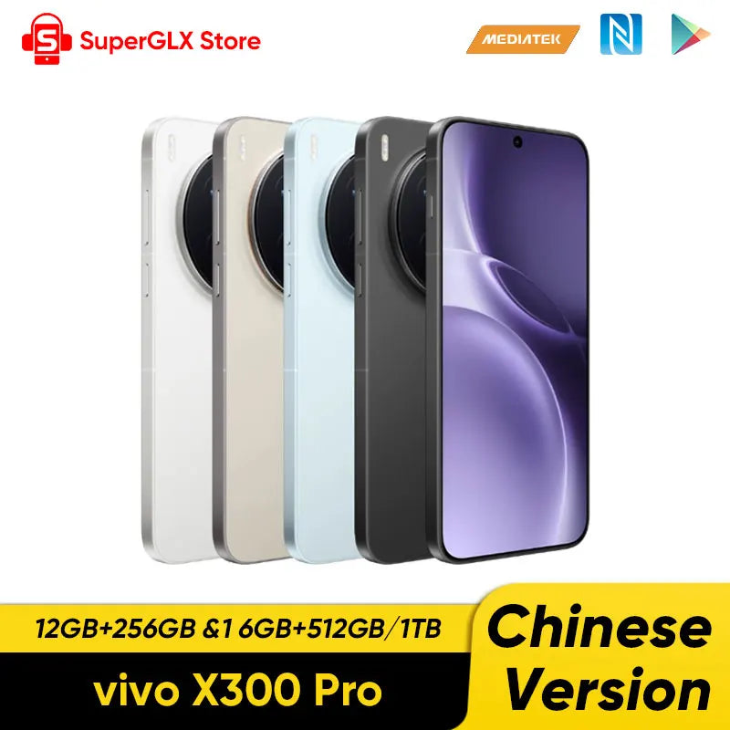 Original vivo X300 Pro 5G Smartphone 6.78" AMOLED 120Hz Screen 200MP APO Super Telephoto Lens 6510mAh