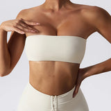 Strapless Quick-Dry Sports Bra Women’s Tube Top Yoga & Fitness Gym Wear thumbnail 2
