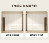 Luxury Nordic Modern Metal Wardrobe with Storage Drawers – Adult Bedroom Closet Furniture thumbnail 34