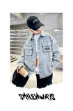Kids Boys Denim Jacket – Casual Loose Fit Jeans Coat for Spring & Autumn (Ages 5–14) thumbnail 8