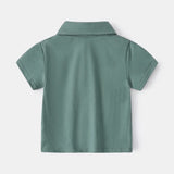 Fashion Kids Boys Polo Shirt – Luxury Stand Collar Summer Tee, Soft Breathable Cotton thumbnail 24