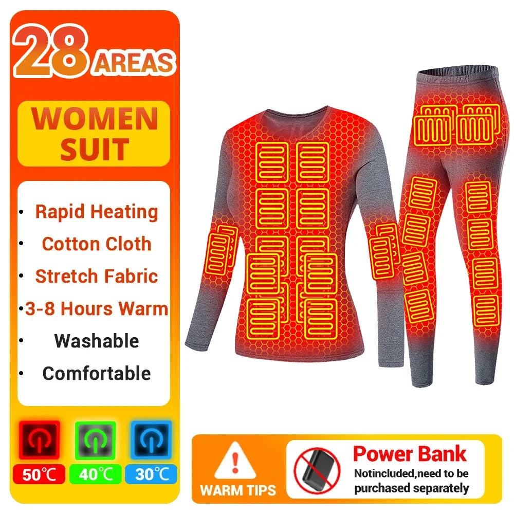 Self-Heating Thermal Jacket & Pants Set – USB Electric Heated Clothing for Men & Women | IRONRIDE