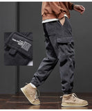 Men’s Casual Elastic Waist Jogger Pants – Spring & Autumn Stretch Straight Fit with Drawstring and Pockets thumbnail 12