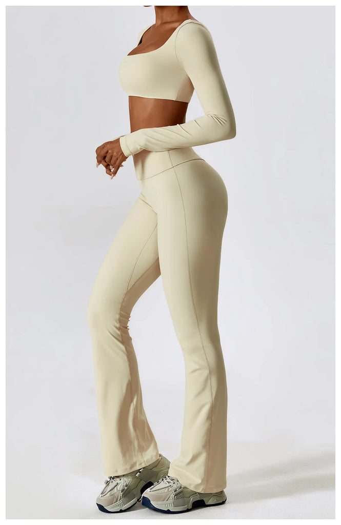 Seamless 2-Piece Women’s Yoga Set – Fitness Leggings & Sports Bra Workout Suit