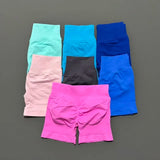 Women High Waist Fitness Shorts – Yoga, Gym, Running Sportswear thumbnail 11