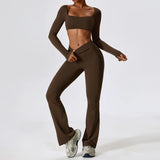 Seamless 2-Piece Women’s Yoga Set – Fitness Leggings & Sports Bra Workout Suit thumbnail 108