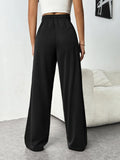 Autumn & Winter Women’s Elastic Waist Wide Leg Casual Pants thumbnail 18