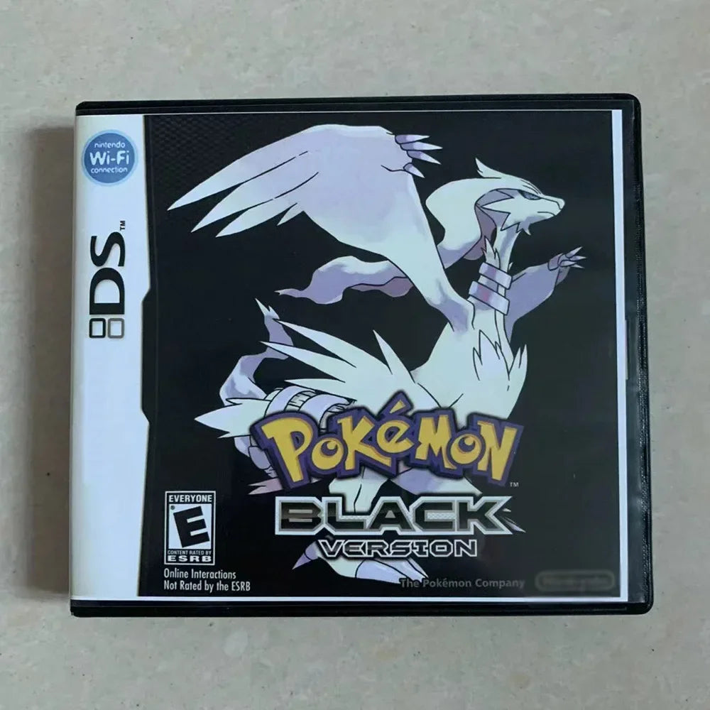 Pokemon Black & White 1+2 Combined Card for DS/NDS/3DS with Box Cassette