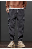 Men’s Casual Elastic Waist Jogger Pants – Spring & Autumn Stretch Straight Fit with Drawstring and Pockets thumbnail 11