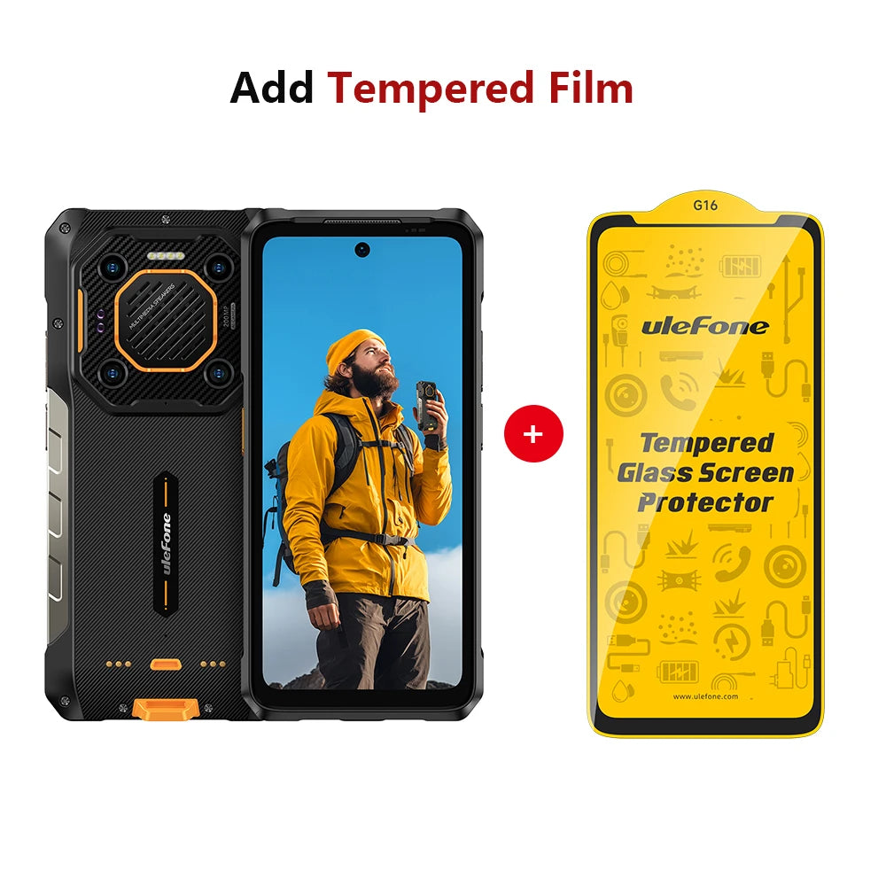 Ulefone Armor 26 Ultra 5G Rugged Waterproof Smartphone 120W Fast Charging 15600mAh 200MP+64MP Camera 24GB+512GB NFC